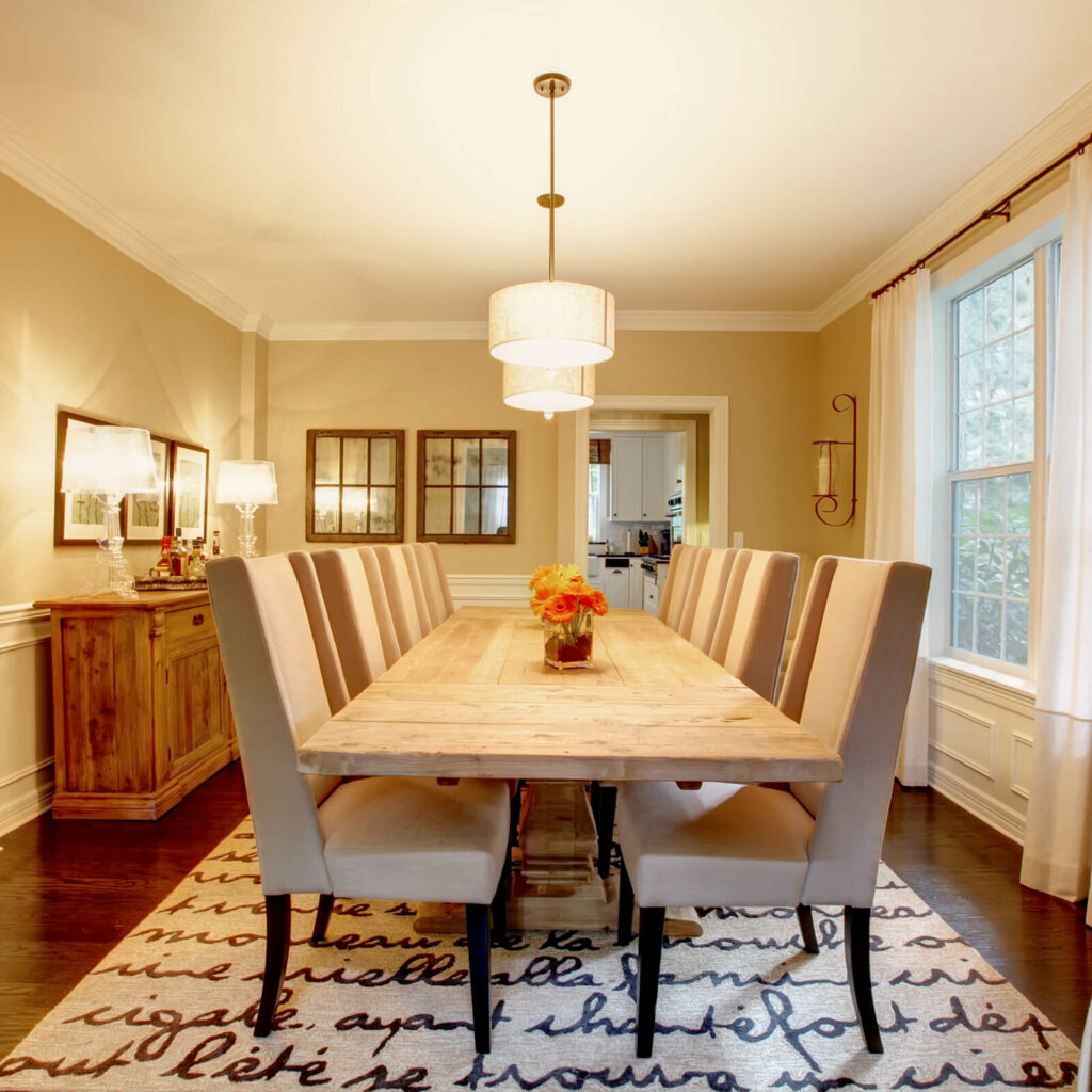 Dining room carpet flooring | Westport Flooring and Interiors