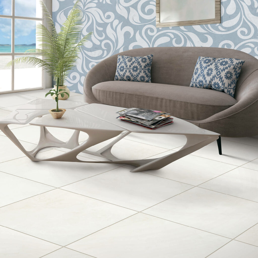 Living room tile flooring | Westport Flooring and Interiors